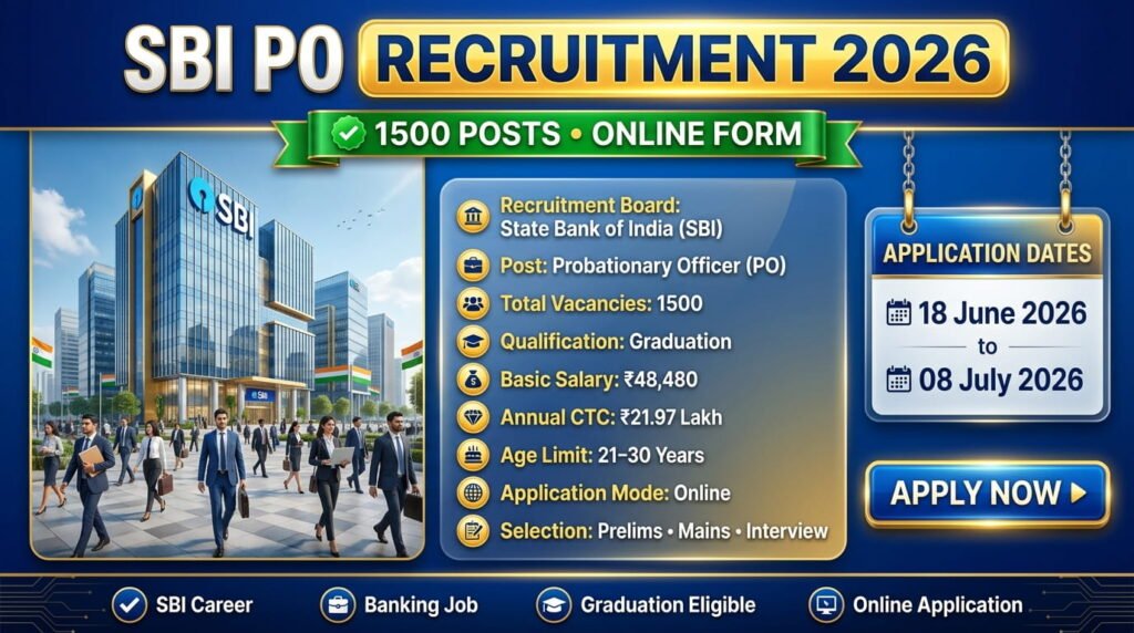 SBI PO Recruitment 2026