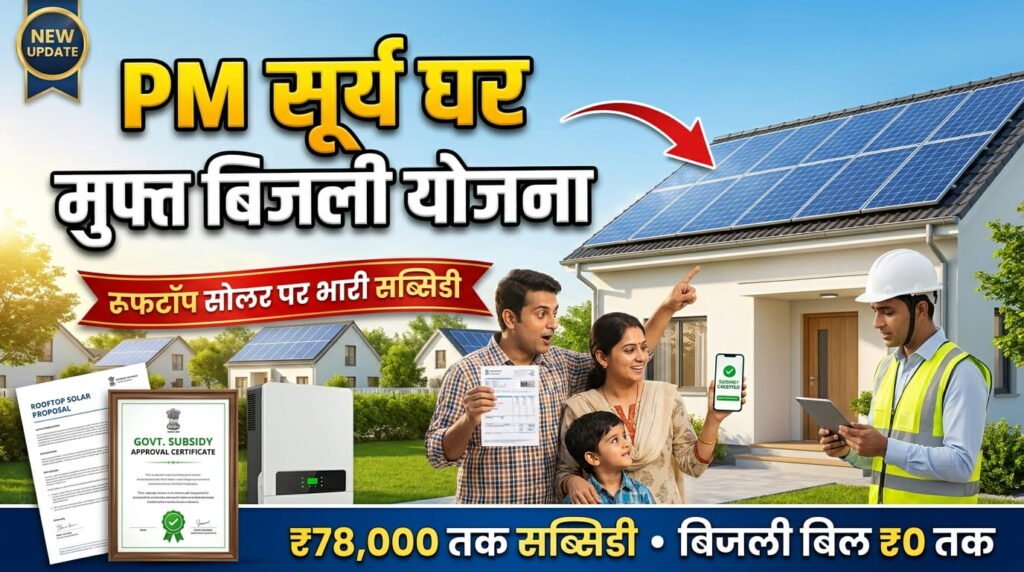 PM Surya Ghar Yojana: Subsidy up to Rs 78,000